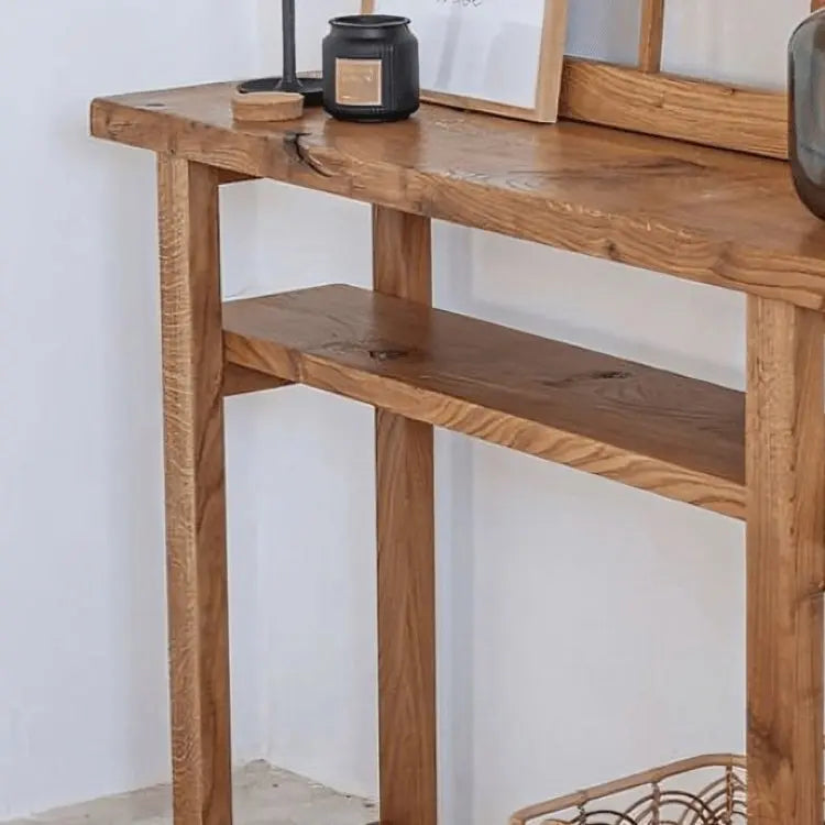 وحدة تحكم مع إطار-NW- بني- 110x29x90 سم