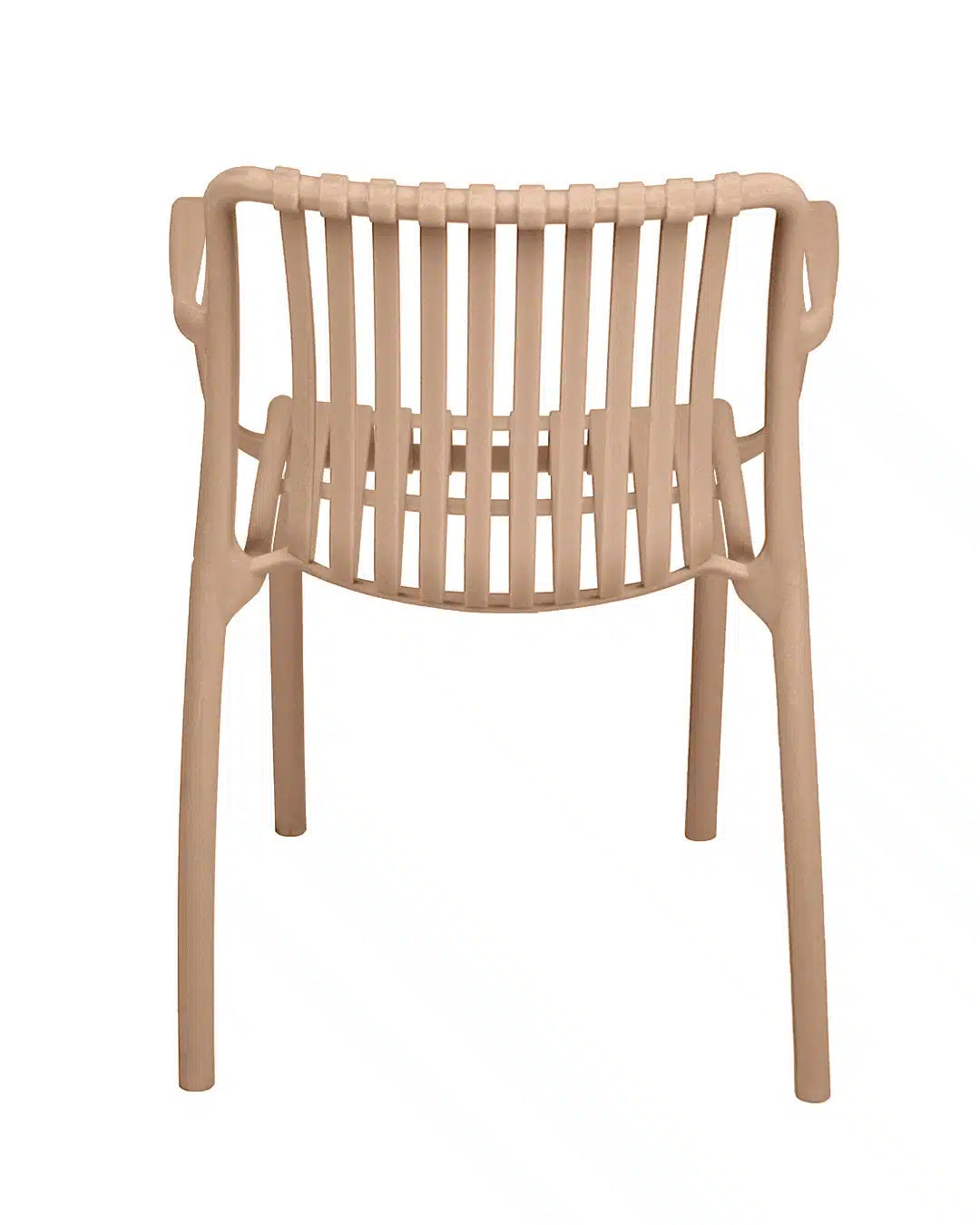 Outdoor set: 2 chairs + table - Plastic - Beige