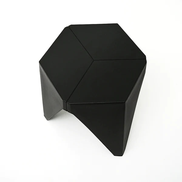 Outdoor set: 2 chairs + table - Plastic - Black