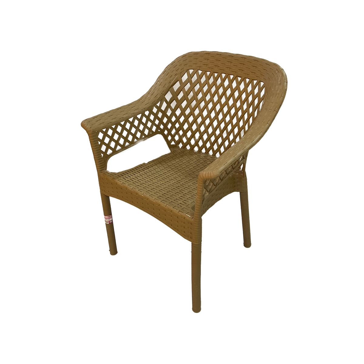 Outdoor set: 4 chairs + table - Plastic - Beige
