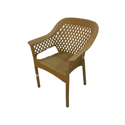 Outdoor set: 4 chairs + table - Plastic - Beige