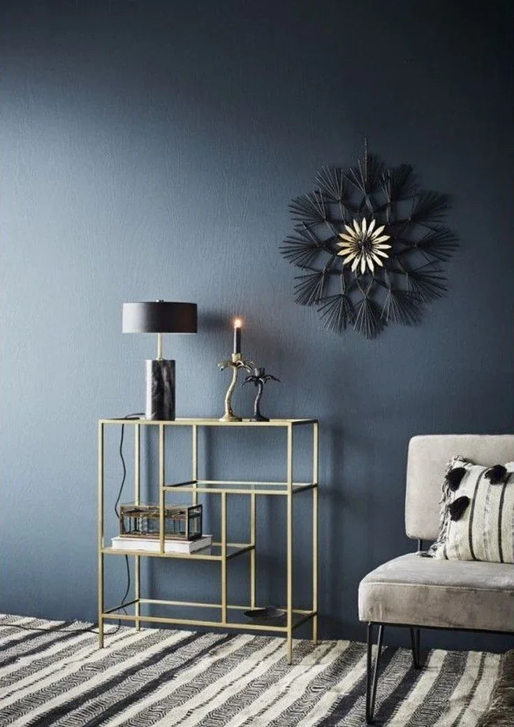 Display Unit - Steel - Glass - Gold - 90x30x120 cm - Cataloug