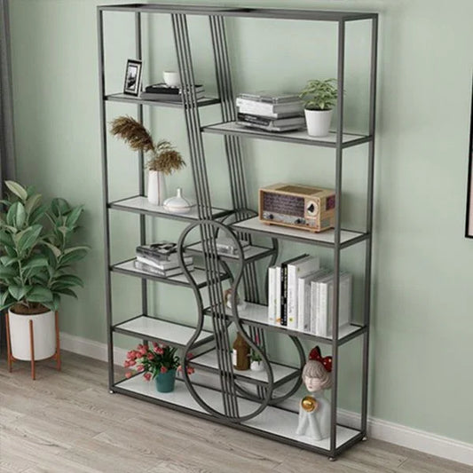 Display Unit - Steel - MDF - Black & White - 120x30x180 cm - Cataloug