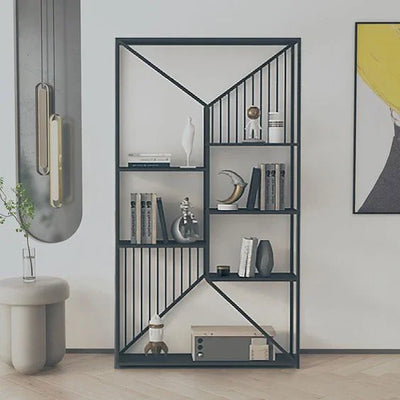 Display Unit - Steel - MDF - Black - 100x30x180 cm - Cataloug