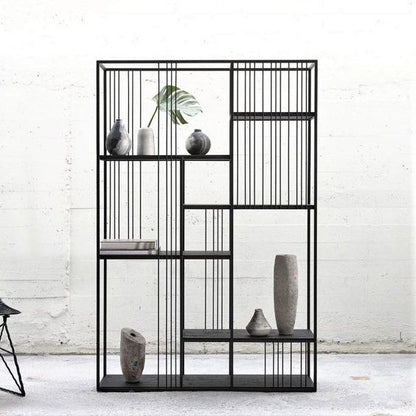 وحدة عرض - فولاذ - MDF - أسود.SG.DU.200.0066