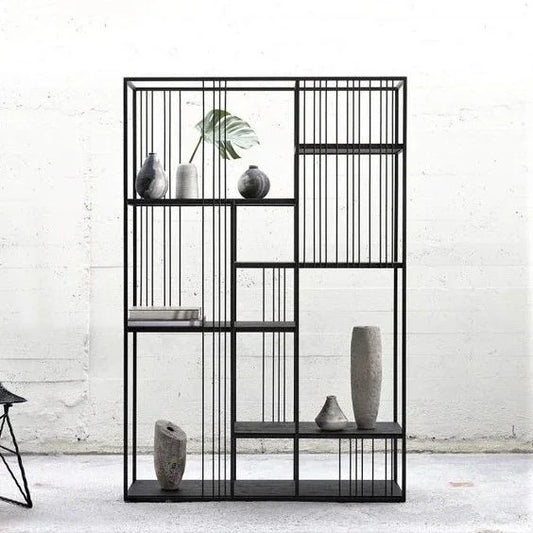 Display Unit - Steel - MDF - Black - 180×30×120 cm - Cataloug