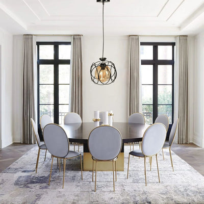 Ceiling lamp - Black - 23x80 cm - Cataloug