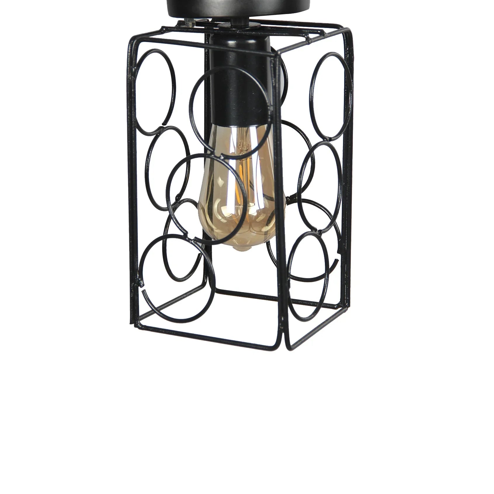 Ceiling lamp - Black - 12x20 cm - Cataloug