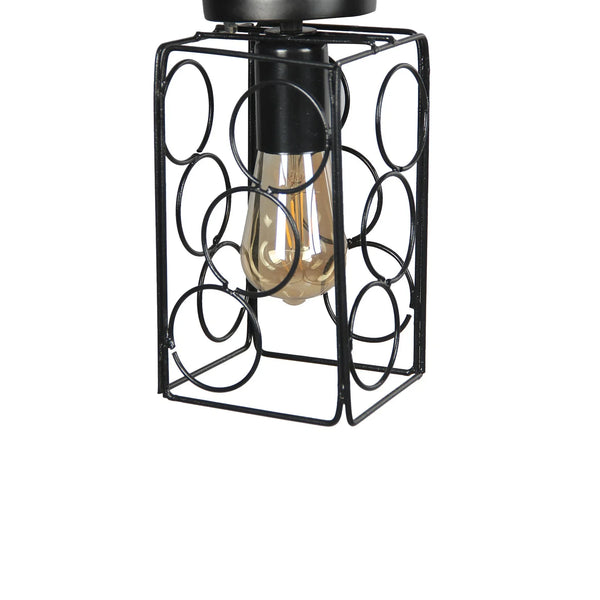 Ceiling lamp - Black - 12x20 cm - Cataloug