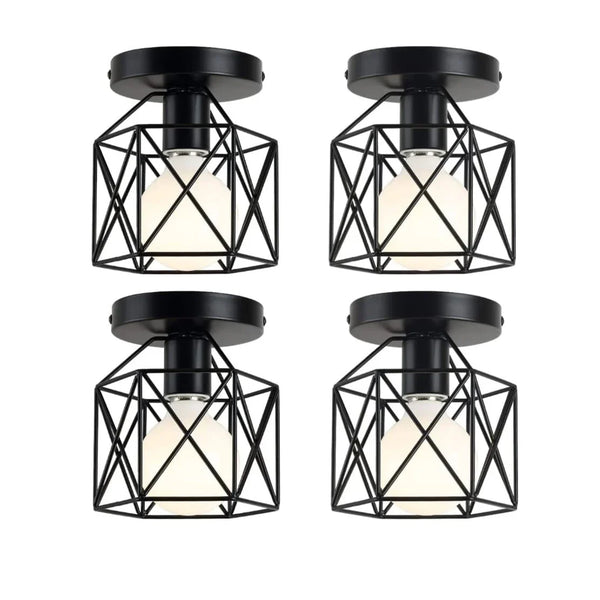 Ceiling lamp - Black - 4 pieces - Cataloug
