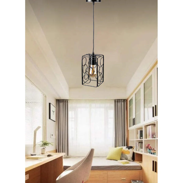 Ceiling lamp - Black - 20x80 cm - Cataloug