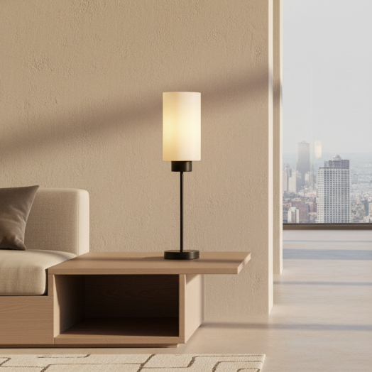 Table lamp - Black - 13x42 cm