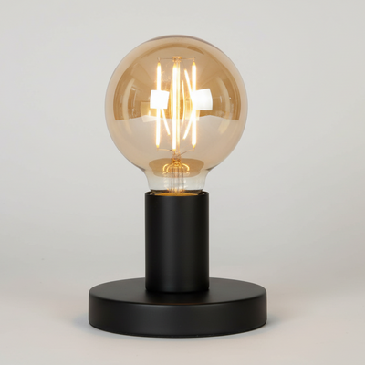 مصباح حائط - أسود - 10×12 سم