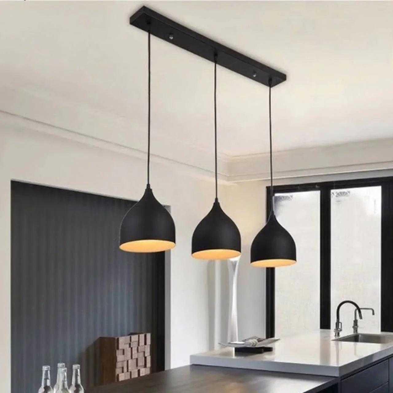 Ceiling lamp - Black - 55x55 cm - Cataloug