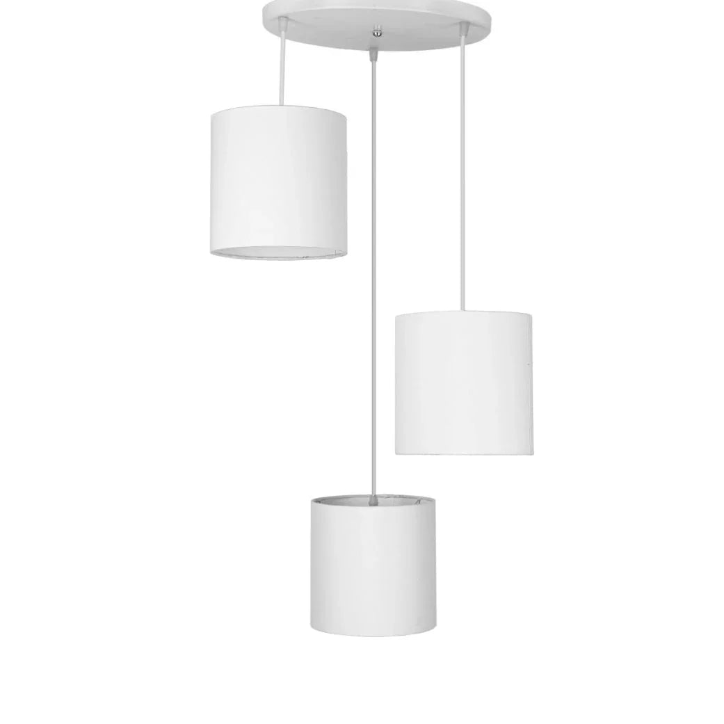 Triple ceiling lamp - White - 30x80 cm - Cataloug