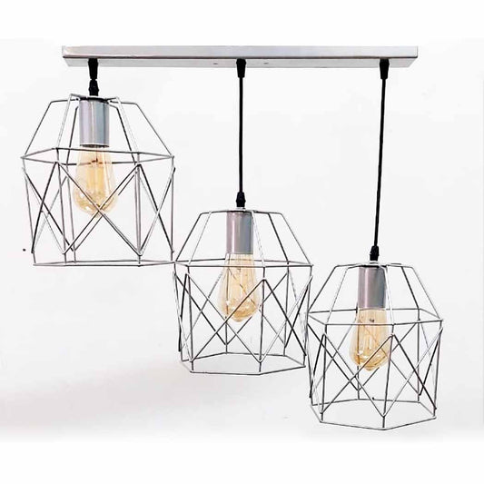Triple ceiling lamp 50x80 cm