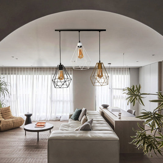 Triple ceiling lamp 50x80 cm