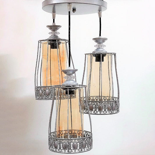 Triple ceiling lamp 30x75 cm