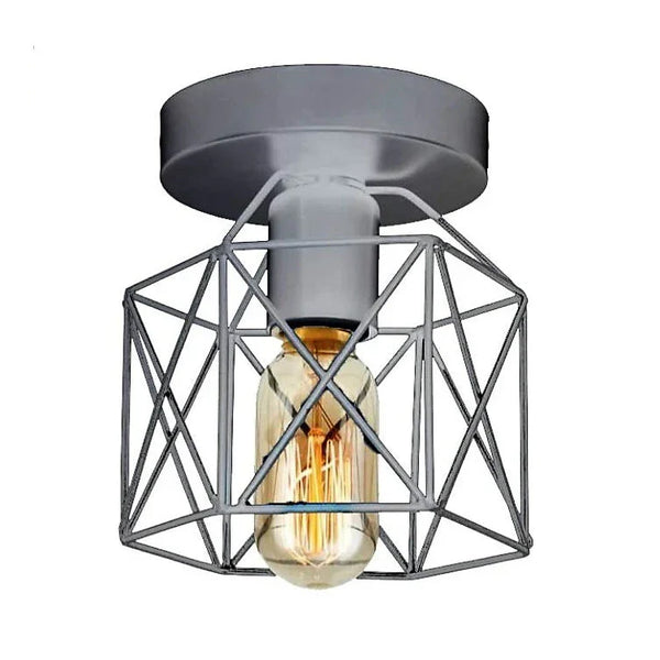 Ceiling lamp - Grey - 18x18 cm - Cataloug