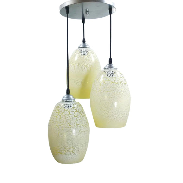Triple ceiling lamp - Silver - 30x75 cm - Cataloug
