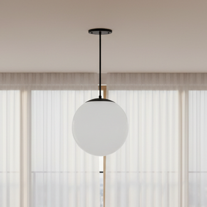 Ceiling lamp - Metal - Black - 15x70 cm
