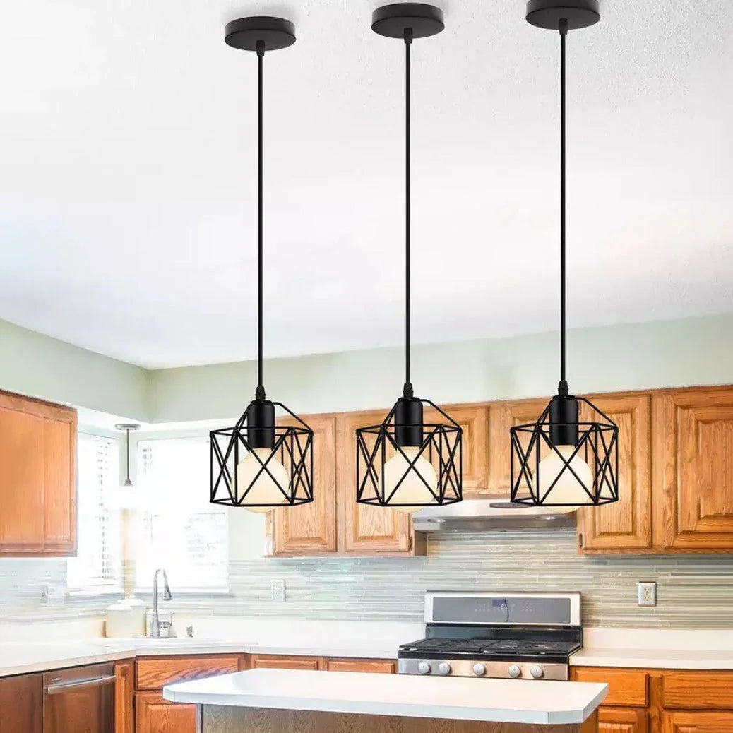 Ceiling lamp - Black - 21x21 cm - Cataloug