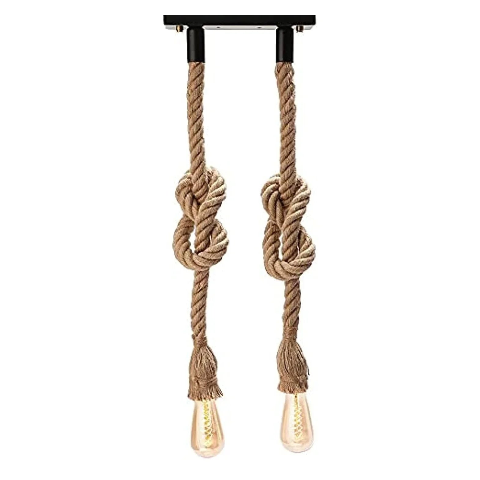 Double ceiling lamp - Black - 60x24 cm - Cataloug