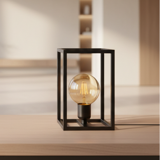 Table lamp - Black - 17x27 cm