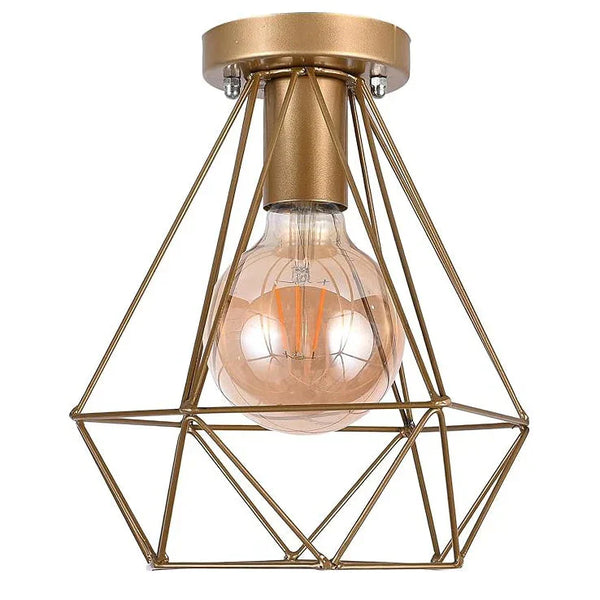 Ceiling lamp - Gold - 20x20 cm - Cataloug