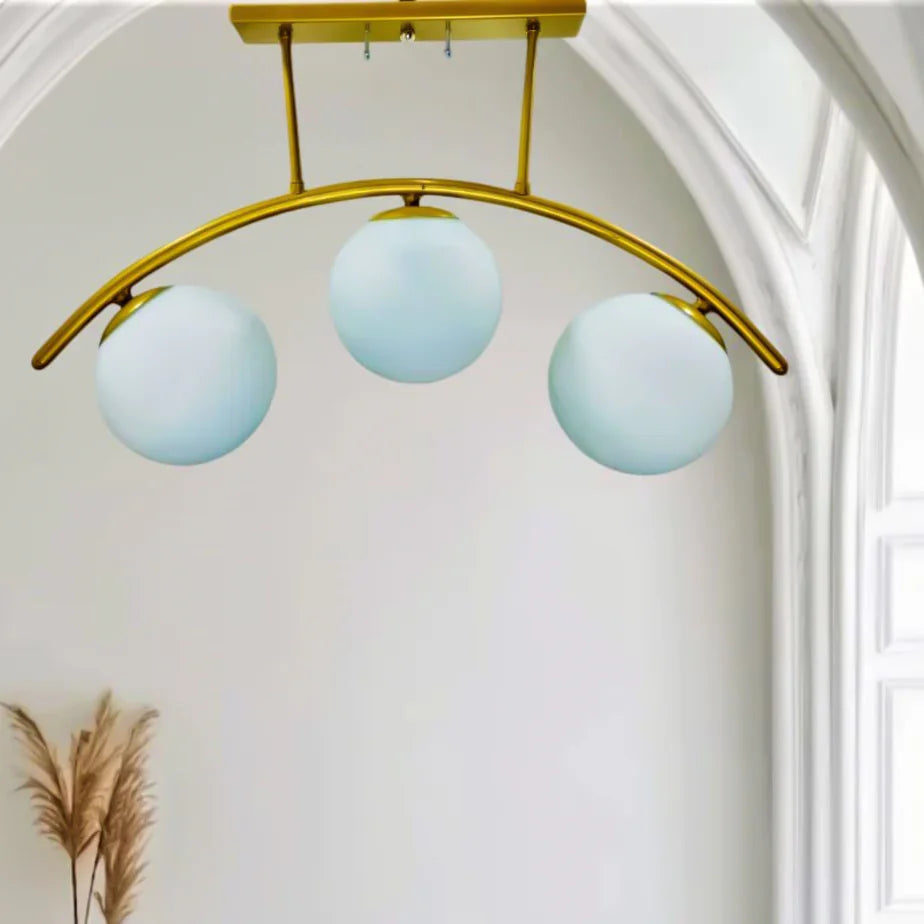 Ceiling lamp - Gold - 70x50 cm - Cataloug