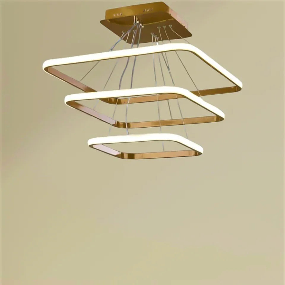 Chandelier - Gold - 70x60 cm - Cataloug