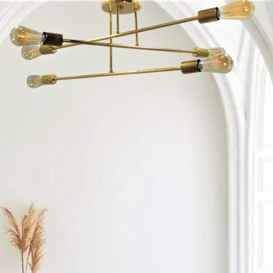 Ceiling lamp - Gold - 90x40 cm - Cataloug