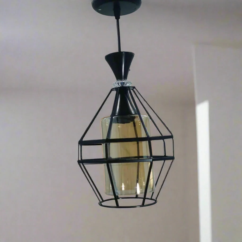 Ceiling lamp - Black - 75x18 cm - Cataloug
