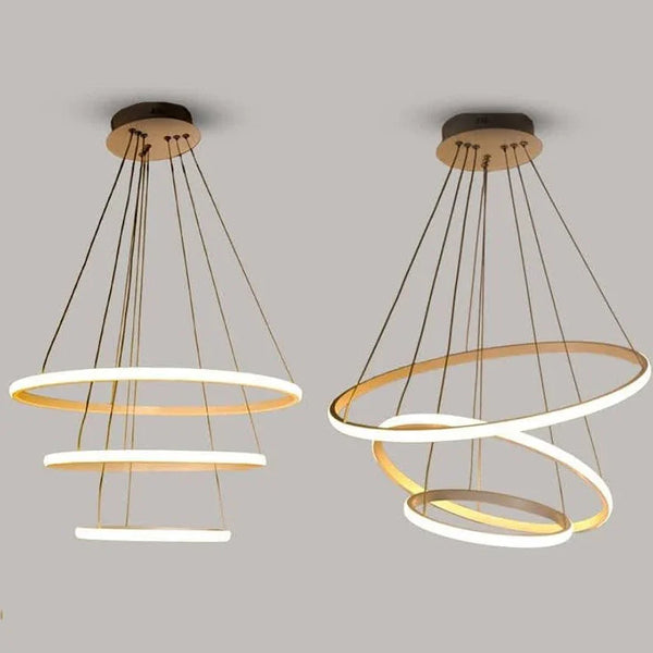 Chandelier - Gold - 70x60 cm - Cataloug