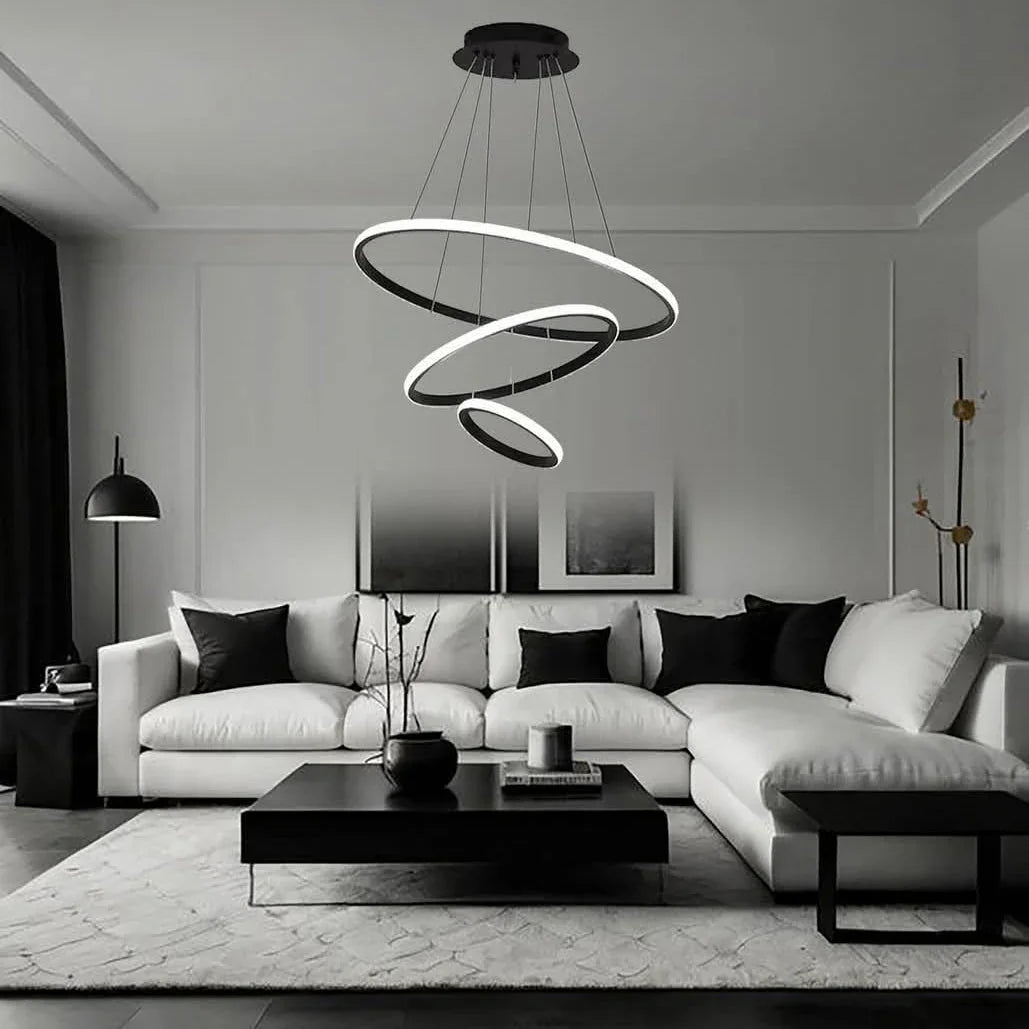 Chandelier - Black - 70x60 cm - Cataloug