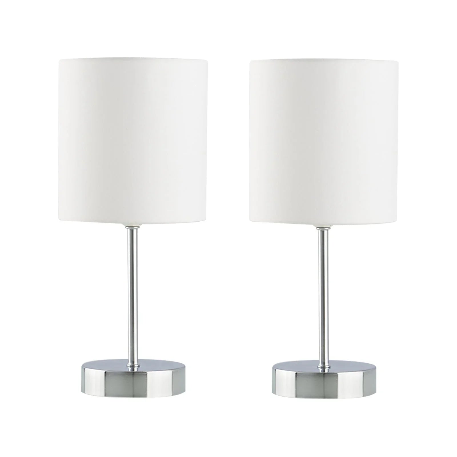 Two-piece table lamp - Silver - 42x15 cm - Cataloug