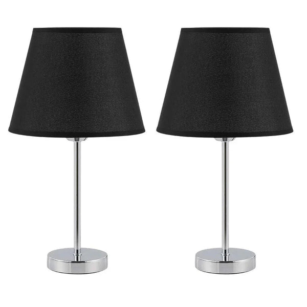 Two-piece table lamp - Black - 45x25 cm - Cataloug