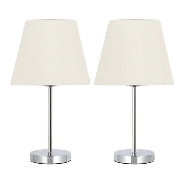 Two-piece table lamp - White - 45x25 cm - Cataloug