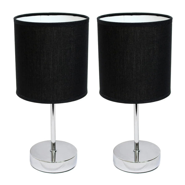 Two-piece table lamp - Black - 45x25 cm - Cataloug
