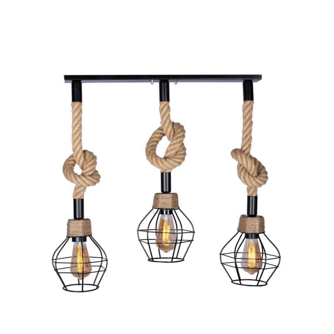 Ceiling lamp - Black & Beige - 50x65 cm - Cataloug