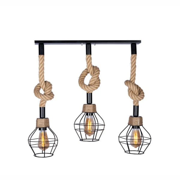 Ceiling lamp - Black & Beige - 50x65 cm - Cataloug