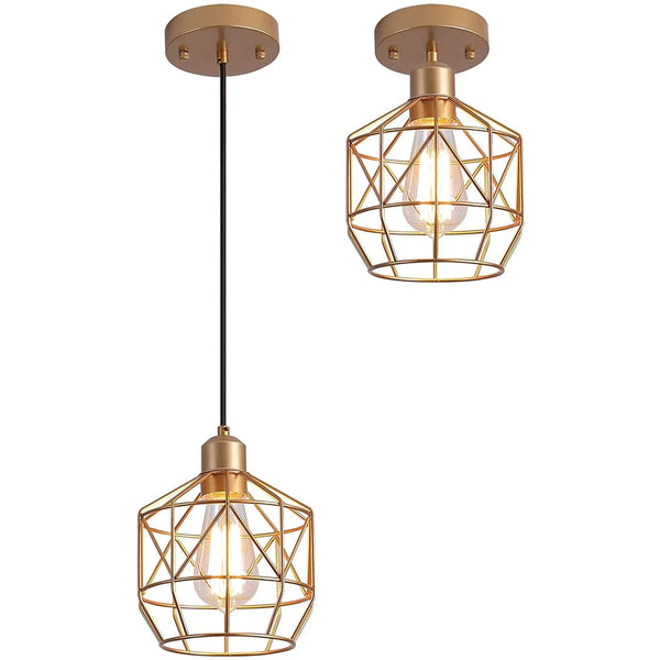 Ceiling lamp - Gold - 60x100 cm - Cataloug