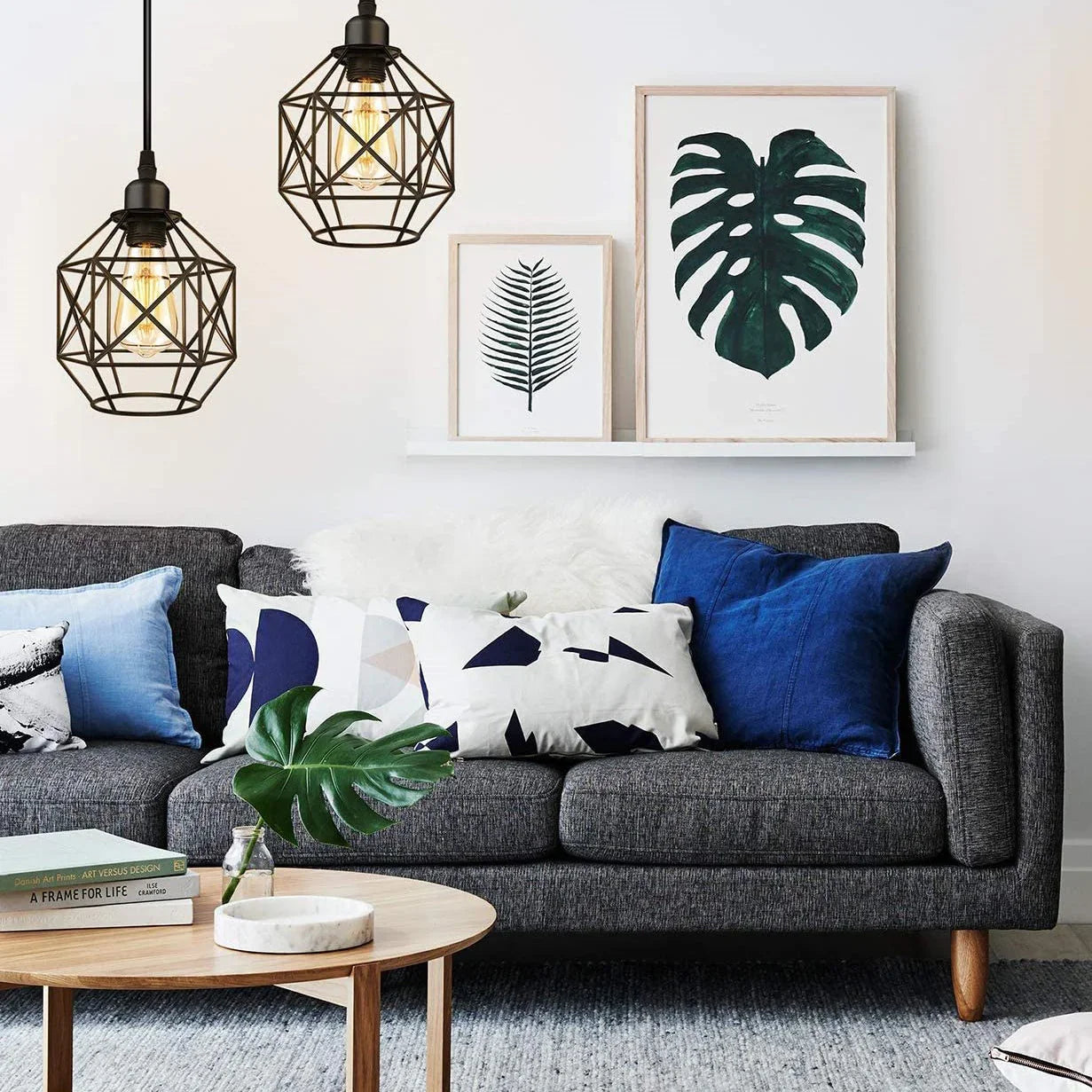 Ceiling lamp - Black - 40x100 cm - Cataloug