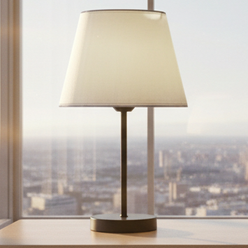Table lamp - Black & Beige -  35x41 cm