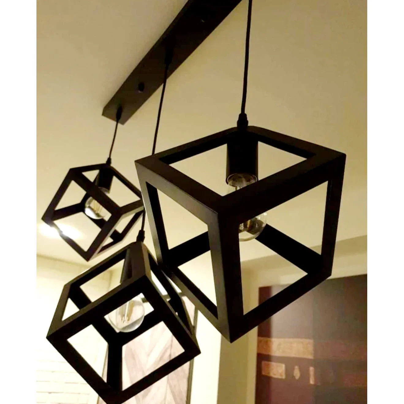 Ceiling lamp - Black - 50x100 cm - Cataloug