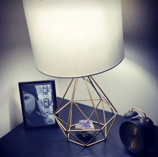 Table lamp - Gold & White - 20x42 cm - Cataloug