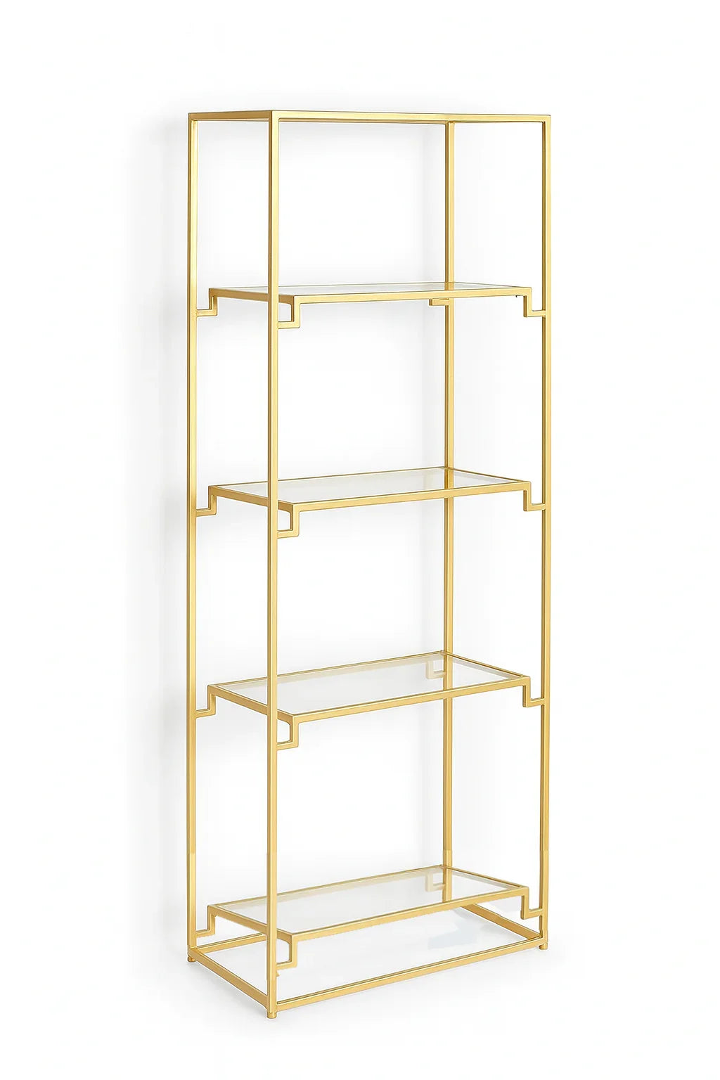 Display Unit - Steel - Glass - Gold - 70x30x200 cm - Cataloug