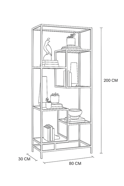 Display Unit Steel Glass