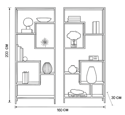 Display Unit Steel MDF
