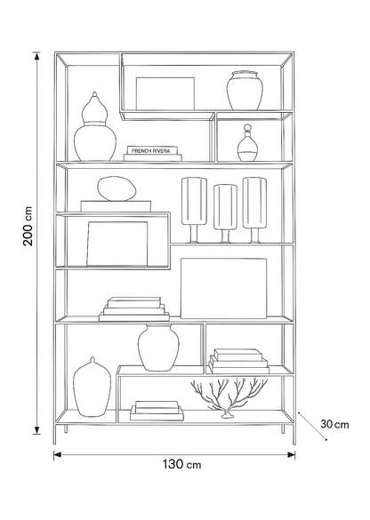 Display Unit Steel Glass